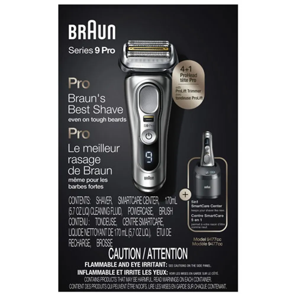 Braun Series 9 Pro Wet & Dry Cordless Shaver (9477cc)