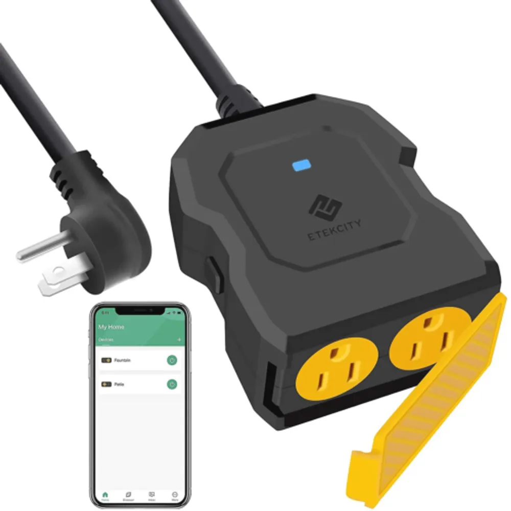 TREATLIFE Smart Dimmer Plug 2Pack, Outdoor Smart Plug Works with