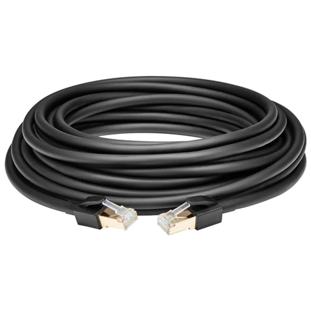 Insignia 7.6m (25 ft.) Cat7 Ethernet Cable - Black - Only at Best Buy