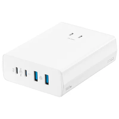 Chargeur mural à 4 ports USB-C/USB-A de 140 W d'Insignia (NS-MCC30W2K-C) - Exclusivité Best Buy