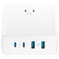 Chargeur mural à 4 ports USB-C/USB-A de 140 W d'Insignia (NS-MCC30W2K-C) - Exclusivité Best Buy