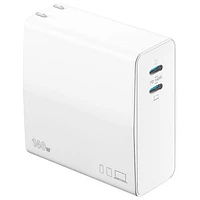 Insignia 140W 2-Port USB-C Wall Charger with 2.4m (8 ft.) USB-C Cable (NS-PW3X4C2W22B-C) - Only at Best Buy