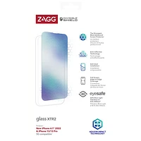 InvisibleShield by Zagg Glass XTR2 Screen Protector for iPhone 14/13 Pro/13