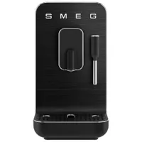 Smeg Automatic Espresso Machine with Frother and Coffee Grinder - Black