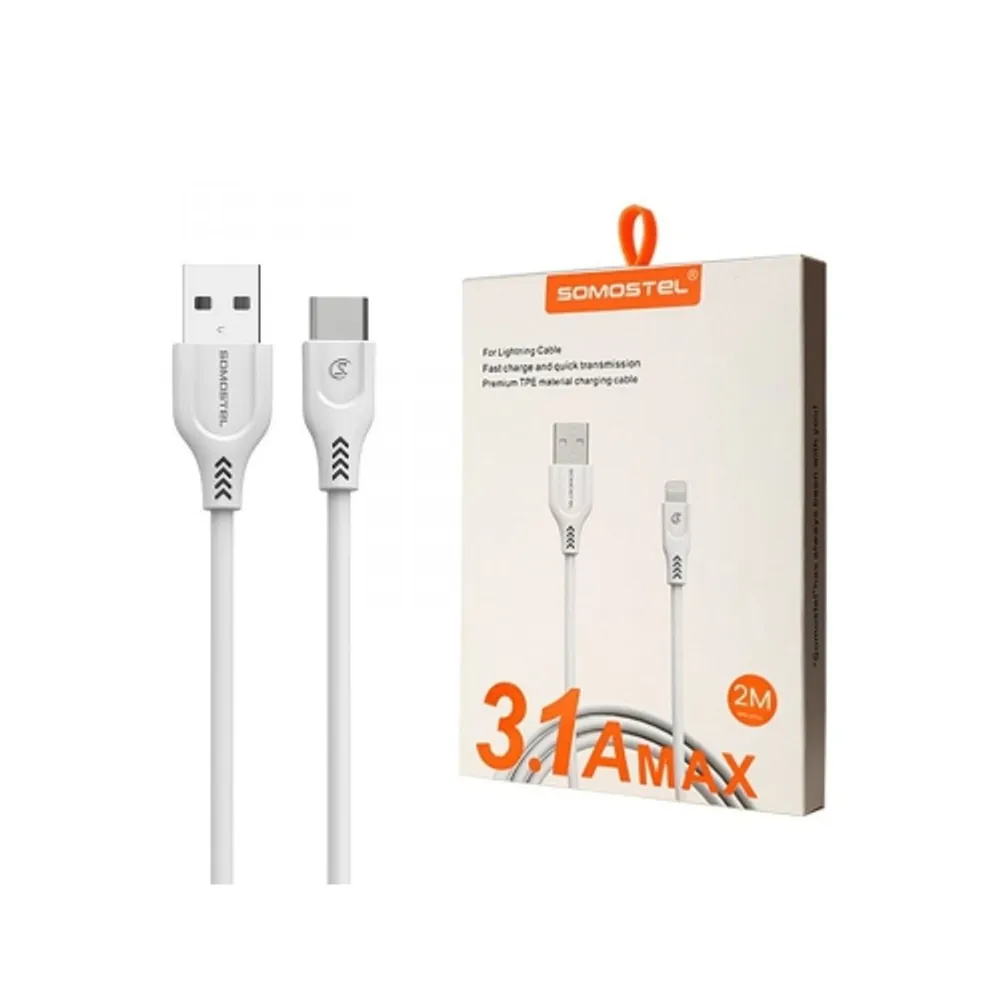 mophie Fast Charge USB-A Cable to USB-C - 3M Cable - White