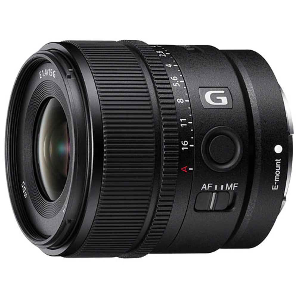 Sony E-Mount 15mm f/1.4 G APS-C Large-Aperture Wide-Angle G Lens