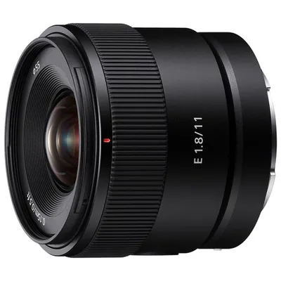 Sony E-Mount 11mm f/1.8 APS-C Ultra Wide-Angle Prime Lens