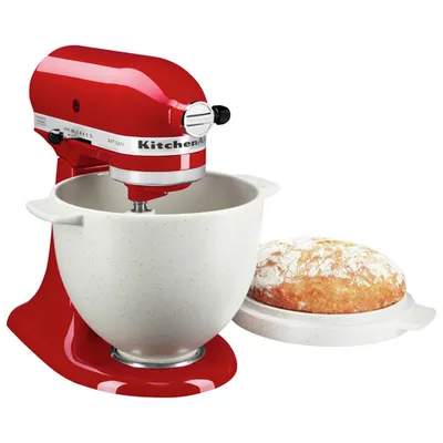 Kitchenaid Bread Bowl With Lid Stand Mixer Attachment - Grey
