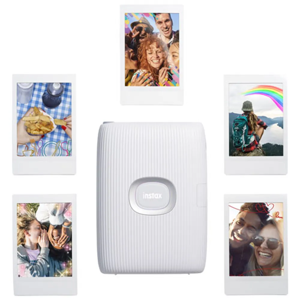  Fujifilm Instax Mini Link 2 Smartphone Printer - Clay White :  Electronics