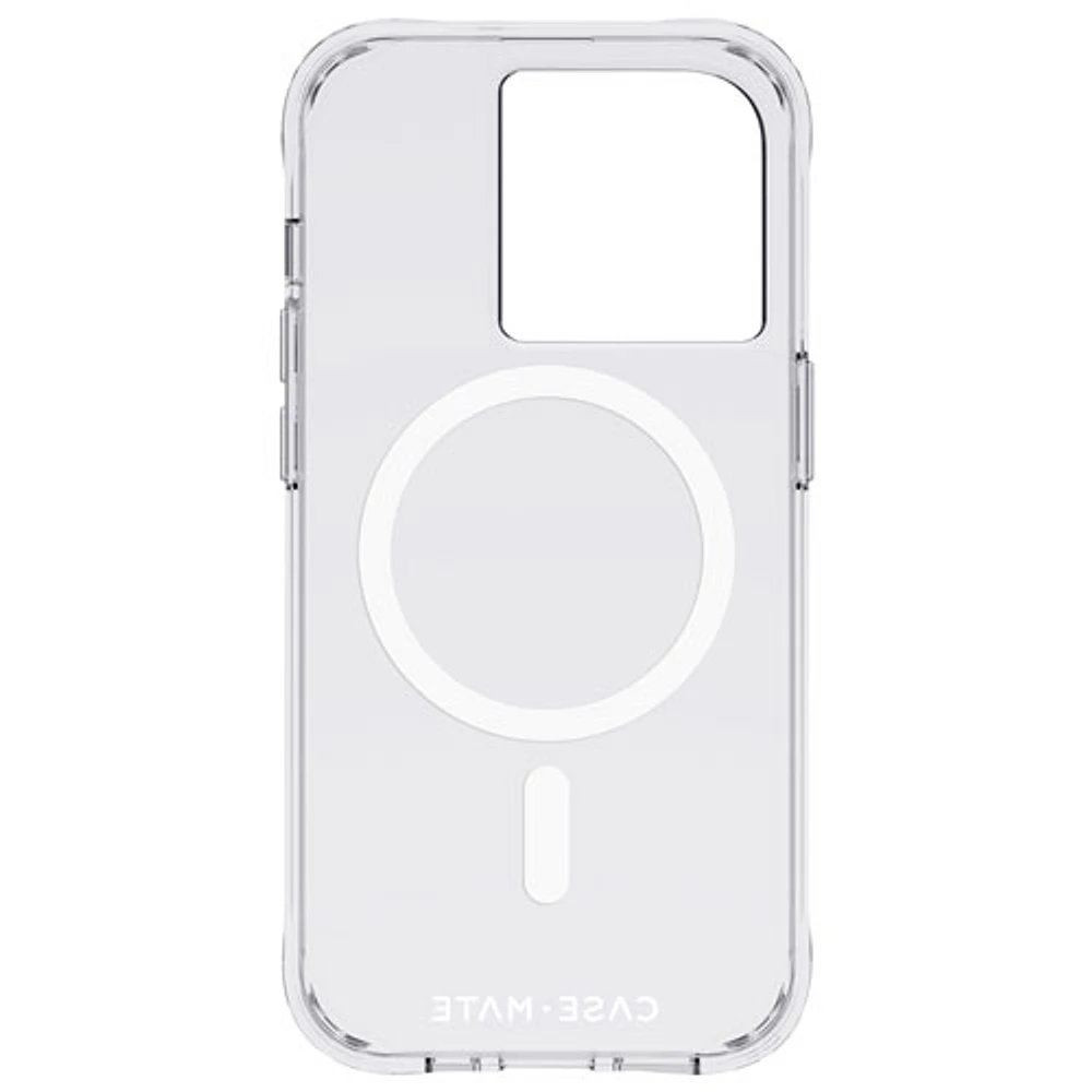 Étui rigide ajusté Tough Clear de Case-Mate avec MagSafe pour iPhone 14 Pro - Transparent