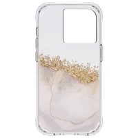 Étui rigide ajusté Karat Marble de Case-Mate pour iPhone 14 Pro - Transparent/Doré