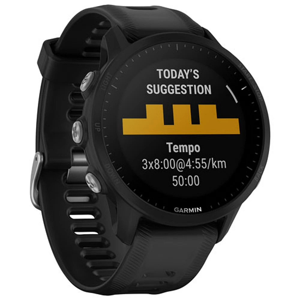 Montre intelligente Bluetooth de 46,5 mm Forerunner 955 de Garmin pour la course