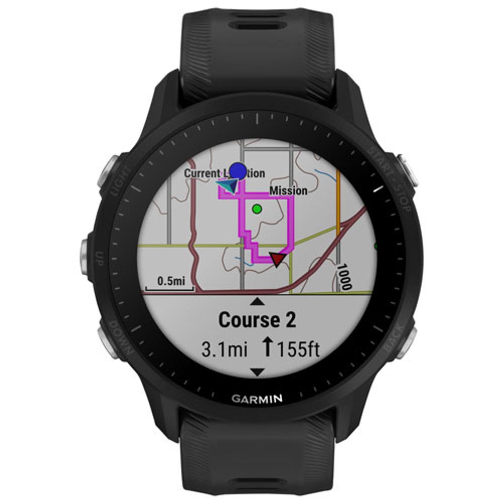 Garmin Forerunner 955 46.5mm GPS Watch with Heart Rate Monitor