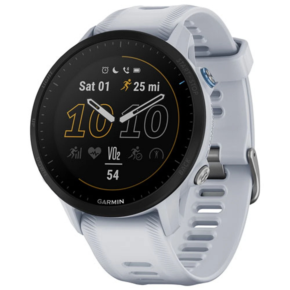 Garmin Forerunner 955 46.5mm Bluetooth Running Smartwatch - Whitestone