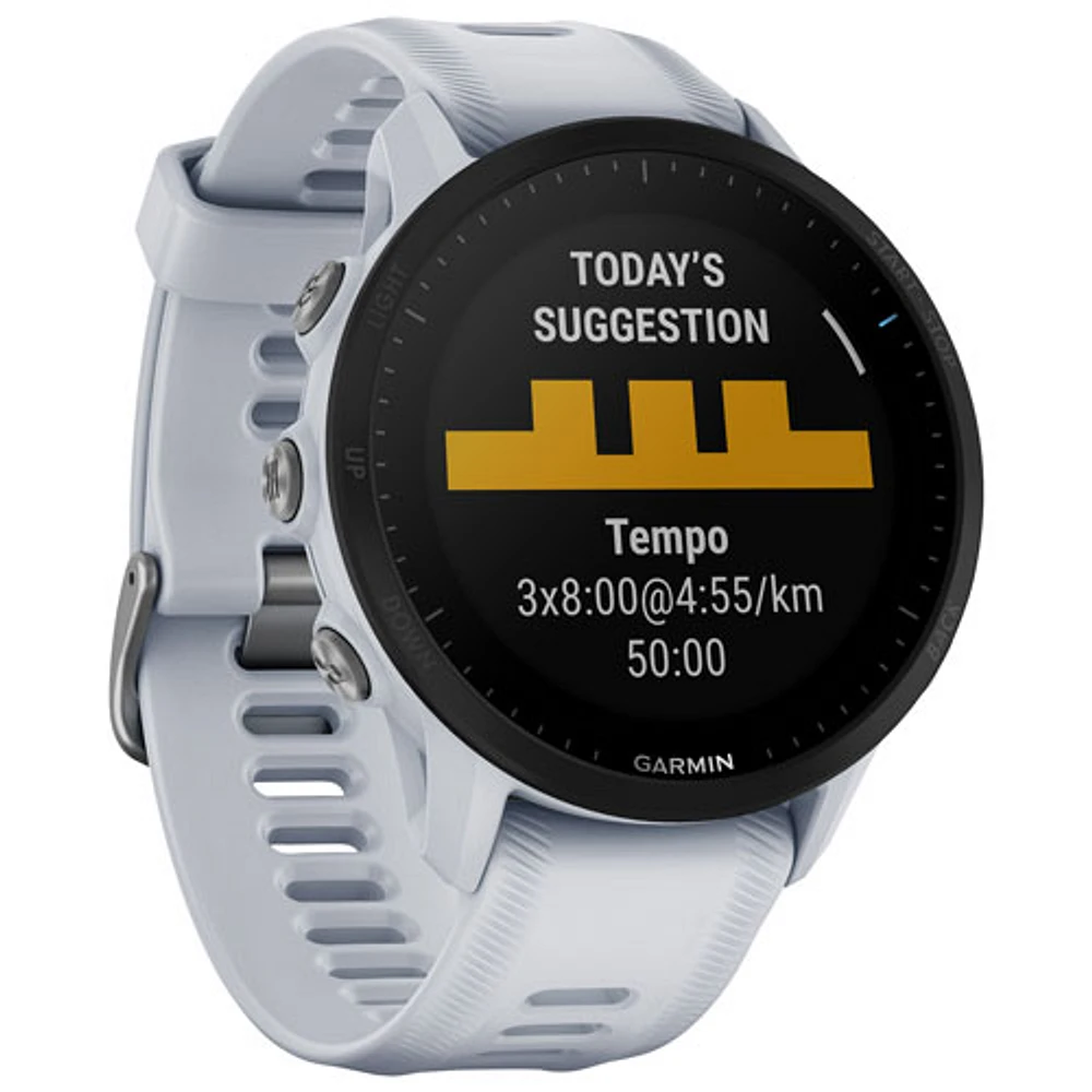 Garmin Forerunner 955 46.5mm Bluetooth Running Smartwatch - Whitestone