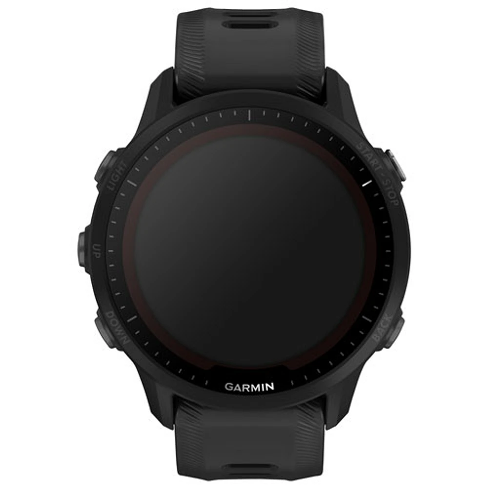 Montre intelligente Bluetooth de 46,5 mm Forerunner 955 Solar de Garmin pour la course