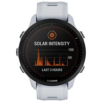 Garmin Forerunner 955 Solar 46.5mm Bluetooth Running Smartwatch - Whitestone