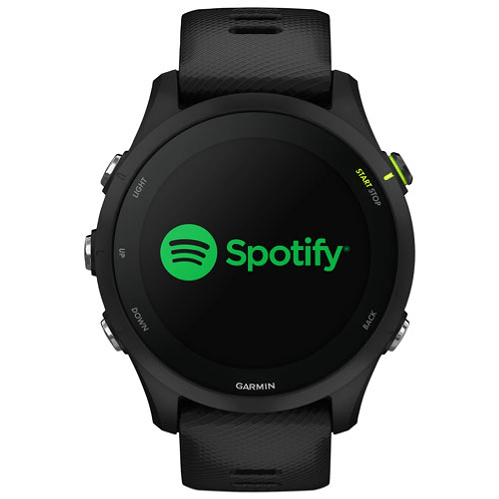 Montre intelligente Bluetooth de 46 mm Forerunner 255 Music de Garmin pour la course