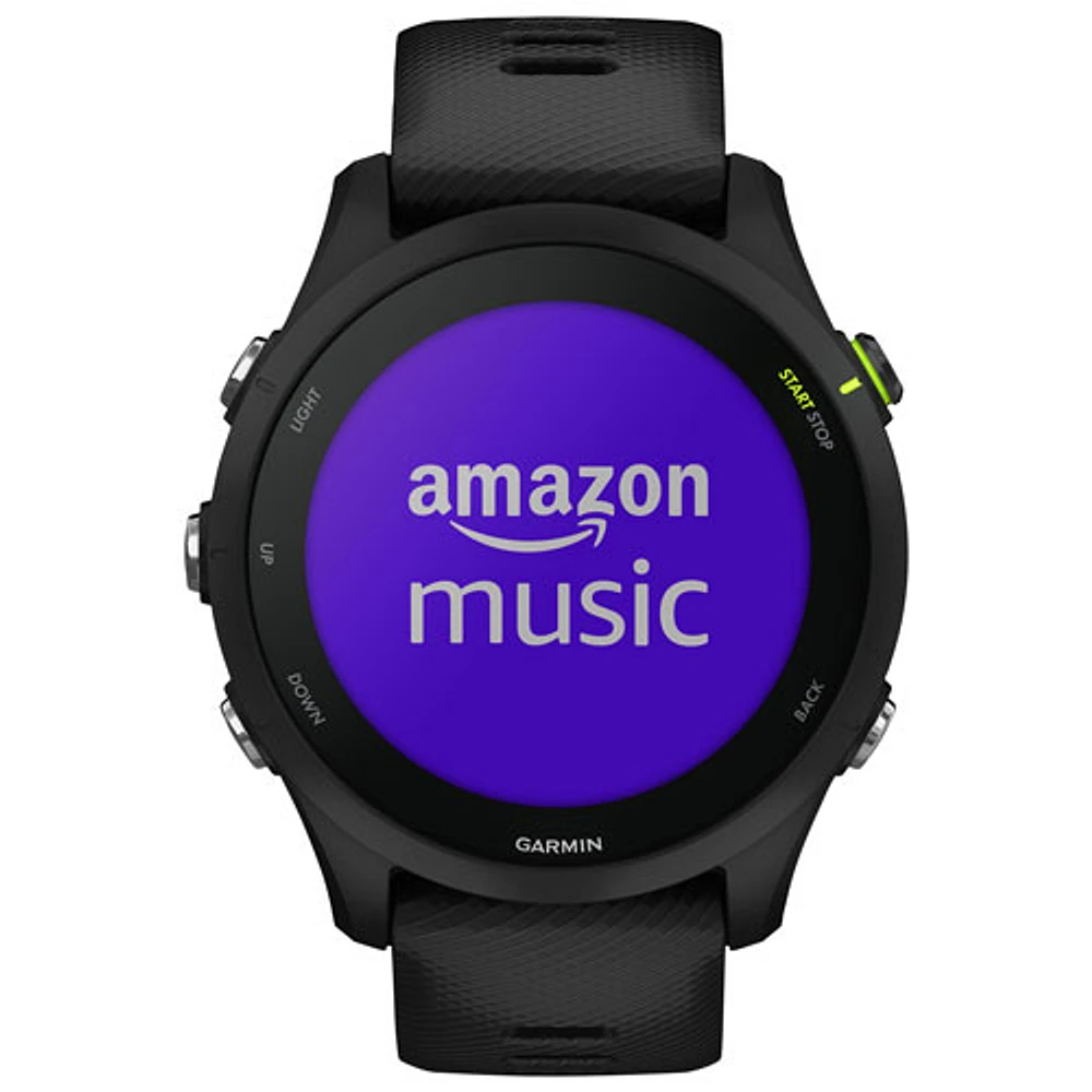 Montre intelligente Bluetooth de 46 mm Forerunner 255 Music de Garmin pour la course