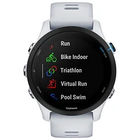 Garmin Forerunner 255 Music 46mm Bluetooth Running Smartwatch - Whitestone