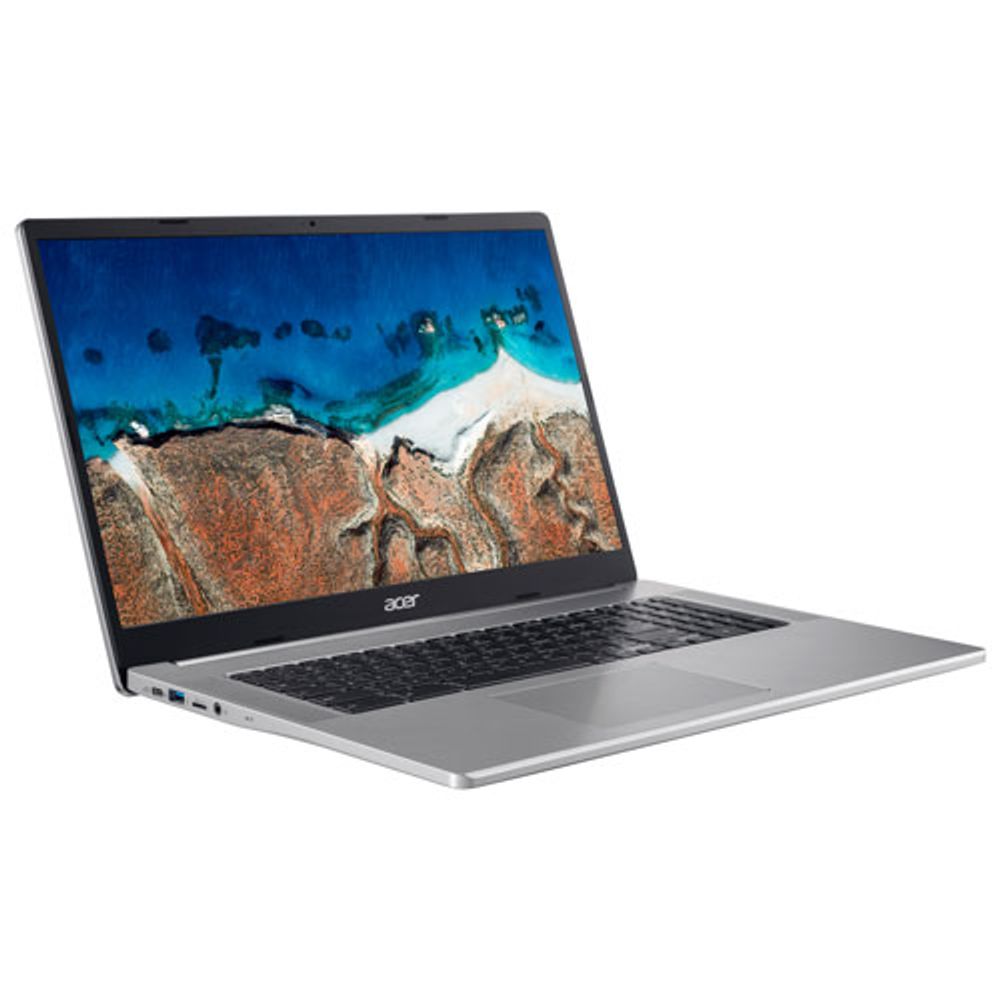 Acer CB317 17.3" Chromebook - Silver (Intel Celeron N4500/128GB eMMC/8GB RAM/Chrome OS)