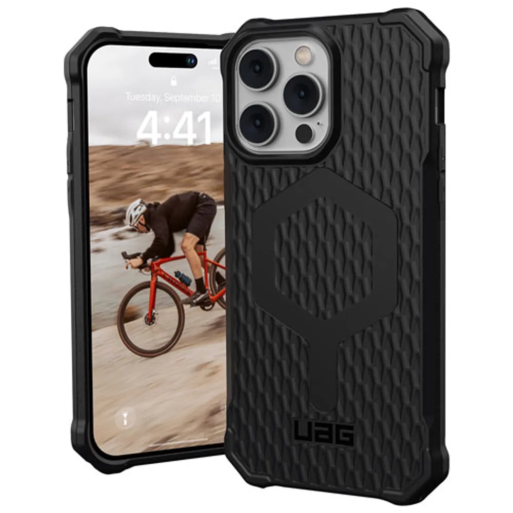 UAG Essential Armor Fitted Soft Shell Case with MagSafe for iPhone 14 Pro Max - Black