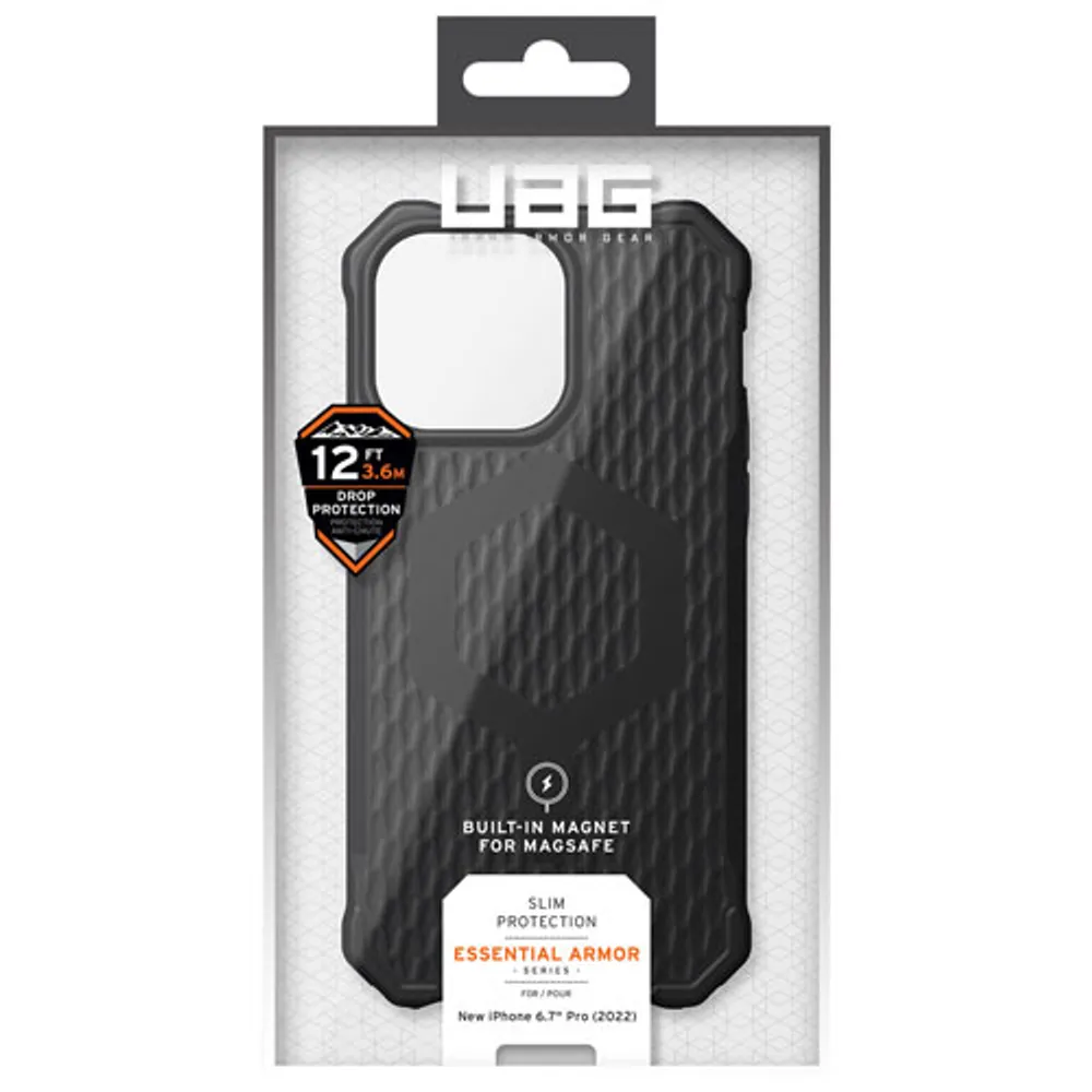 UAG Essential Armor Fitted Soft Shell Case with MagSafe for iPhone 14 Pro Max - Black