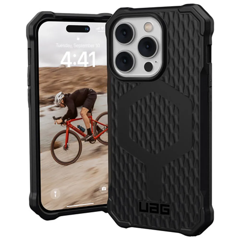 UAG Essential Armor Fitted Soft Shell Case with MagSafe for iPhone 14 Pro - Black