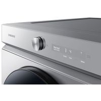 Samsung 7.6 Cu. Ft. Electric Steam Dryer (DVE53BB8700TAC) - Silver Steel