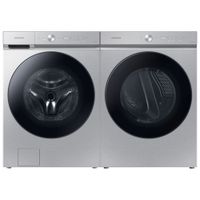 Samsung 7.6 Cu. Ft. Electric Steam Dryer (DVE53BB8700TAC) - Silver Steel