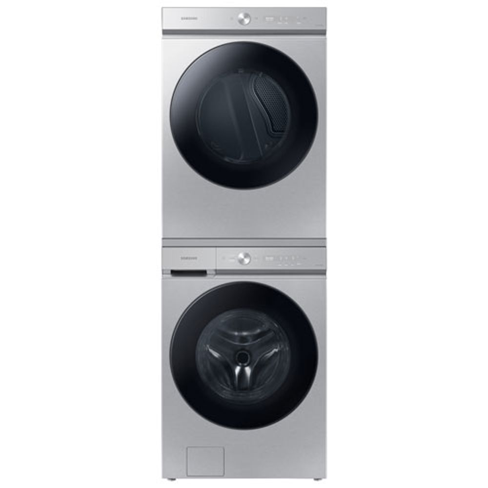 Samsung 7.6 Cu. Ft. Electric Steam Dryer (DVE53BB8700TAC) - Silver Steel