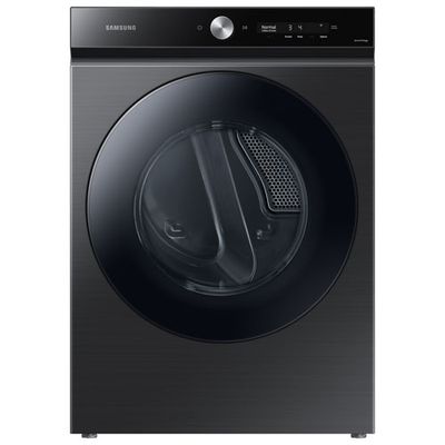 Samsung Bespoke 7.6 Cu. Ft. Electric Steam Dryer (DVE53BB8700VAC) - Black Stainless Steel