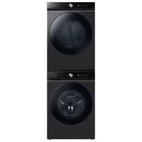 Samsung Bespoke 7.6 Cu. Ft. Electric Steam Dryer (DVE53BB8700VAC) - Black Stainless Steel