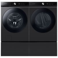 Samsung Bespoke 7.6 Cu. Ft. Electric Steam Dryer (DVE53BB8700VAC) - Black Stainless Steel