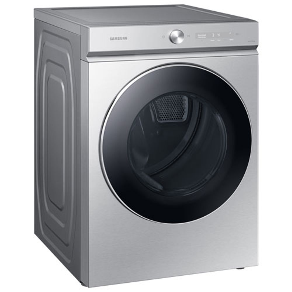 Samsung 7.6 Cu. Ft. Electric Steam Dryer (DVE53BB8900TAC) - Silver Steel