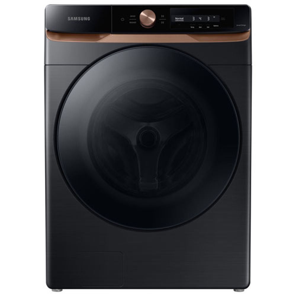 Samsung 5.3 Cu. Ft. High Efficiency Front Load Steam Washer (WF46BG6500AVUS) - Black Stainless Steel