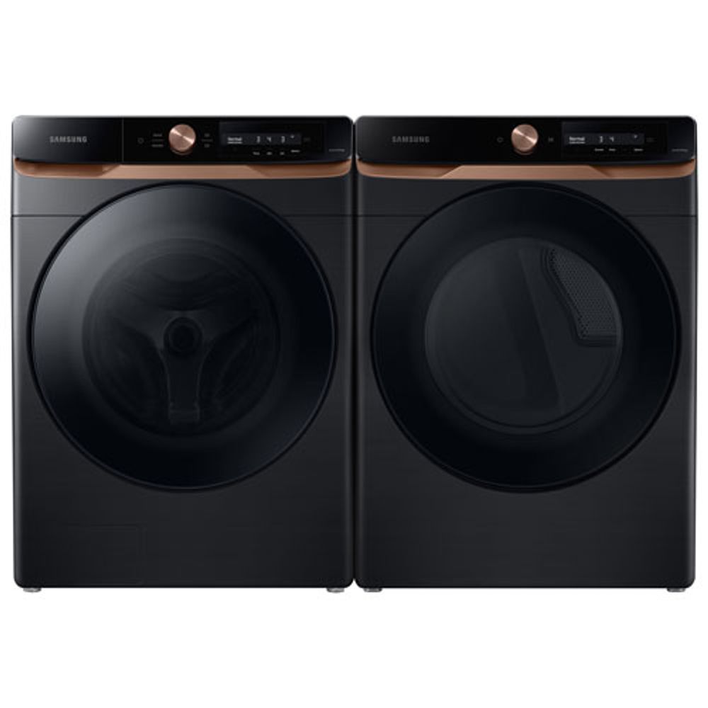 Samsung 5.3 Cu. Ft. High Efficiency Front Load Steam Washer (WF46BG6500AVUS) - Black Stainless Steel