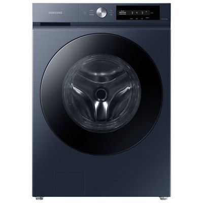 Samsung Bespoke 5.3 Cu. Ft. High Efficiency Front Load Steam Washer (WF46BB6700ADUS) - Navy