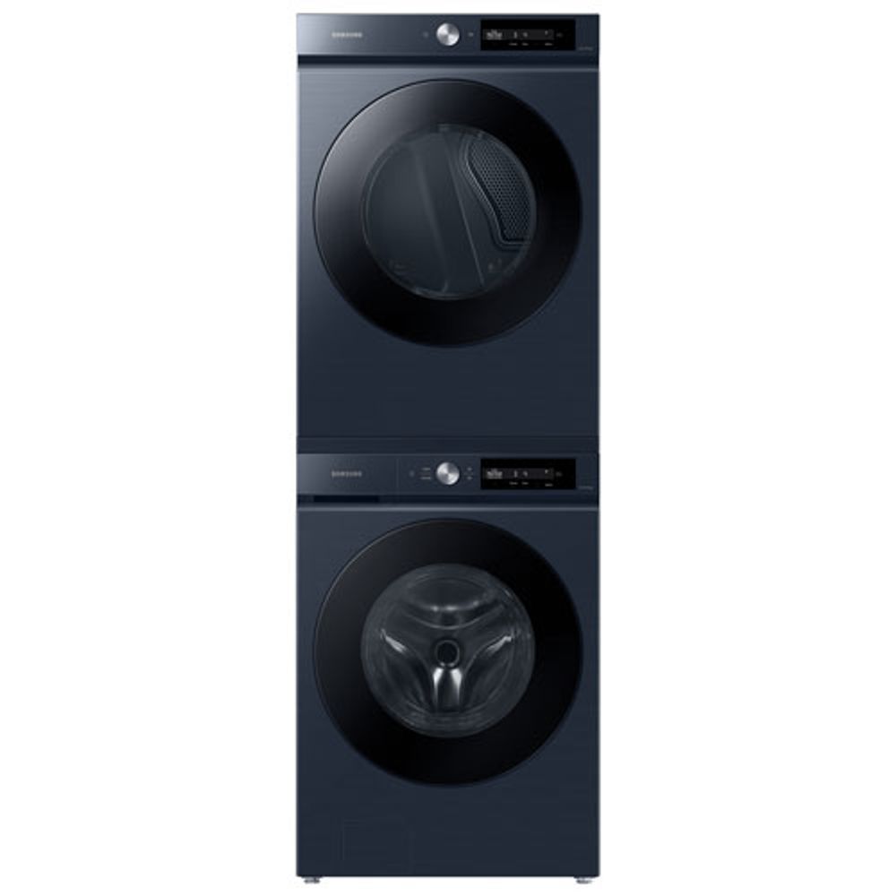 Samsung Bespoke 5.3 Cu. Ft. High Efficiency Front Load Steam Washer (WF46BB6700ADUS) - Navy