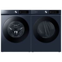 Samsung Bespoke 5.3 Cu. Ft. High Efficiency Front Load Steam Washer (WF46BB6700ADUS) - Navy