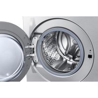 Samsung Bespoke 6.1 Cu. Ft. High Efficiency Front Load Steam Washer (WF53BB8700ATUS) - Silver Steel