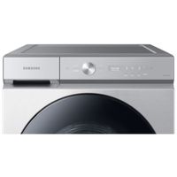 Samsung Bespoke 6.1 Cu. Ft. High Efficiency Front Load Steam Washer (WF53BB8700ATUS) - Silver Steel