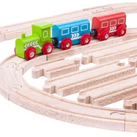Bigjigs Toys Curves and Straights Train Track Expansion Pack