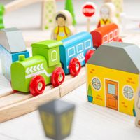 Bigjigs Toys Town and Country Train Set