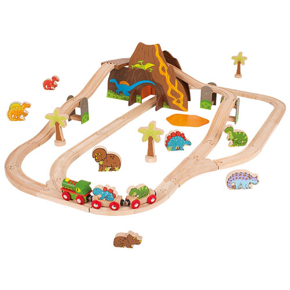 Bigjigs Toys Dinosaur Railway Set