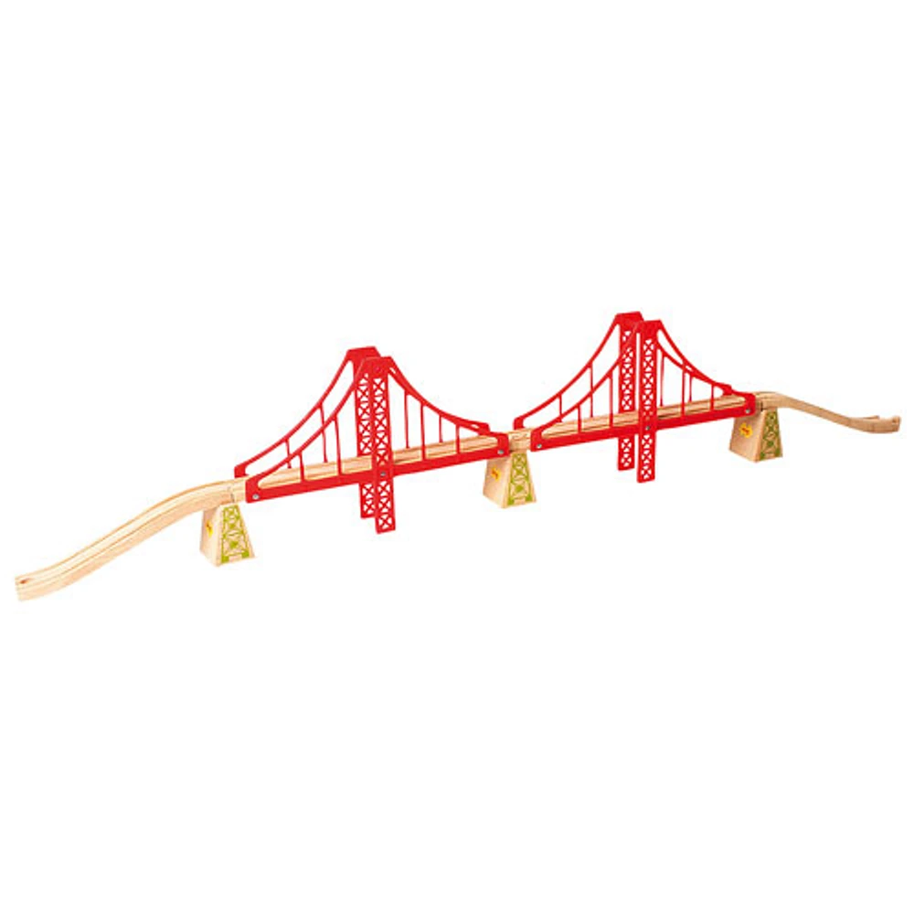 Bigjigs Toys Double Suspension Train Bridge