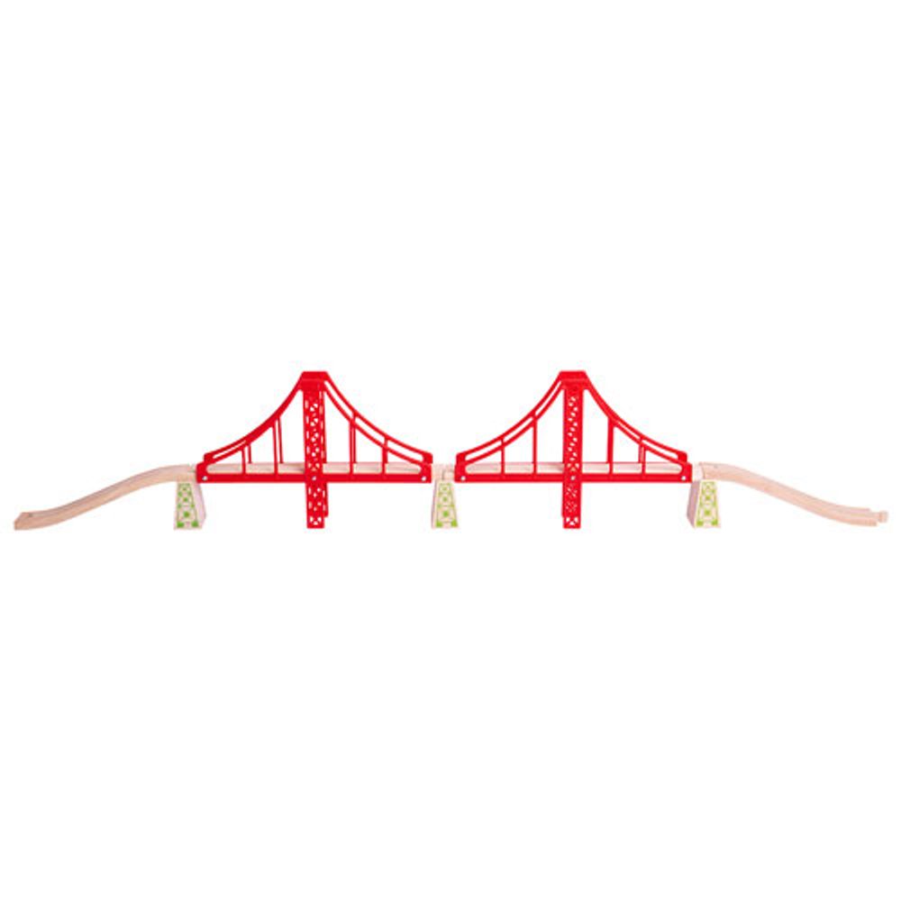 Bigjigs Toys Double Suspension Train Bridge