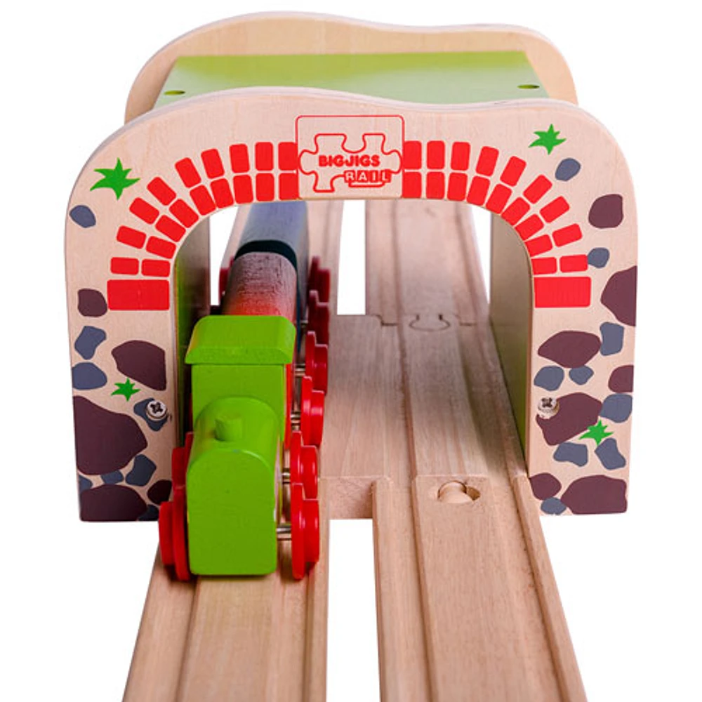 Bigjigs Toys Double Train Tunnel