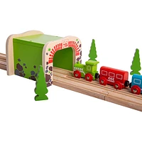 Tunnel de train double de Bigjigs Toys