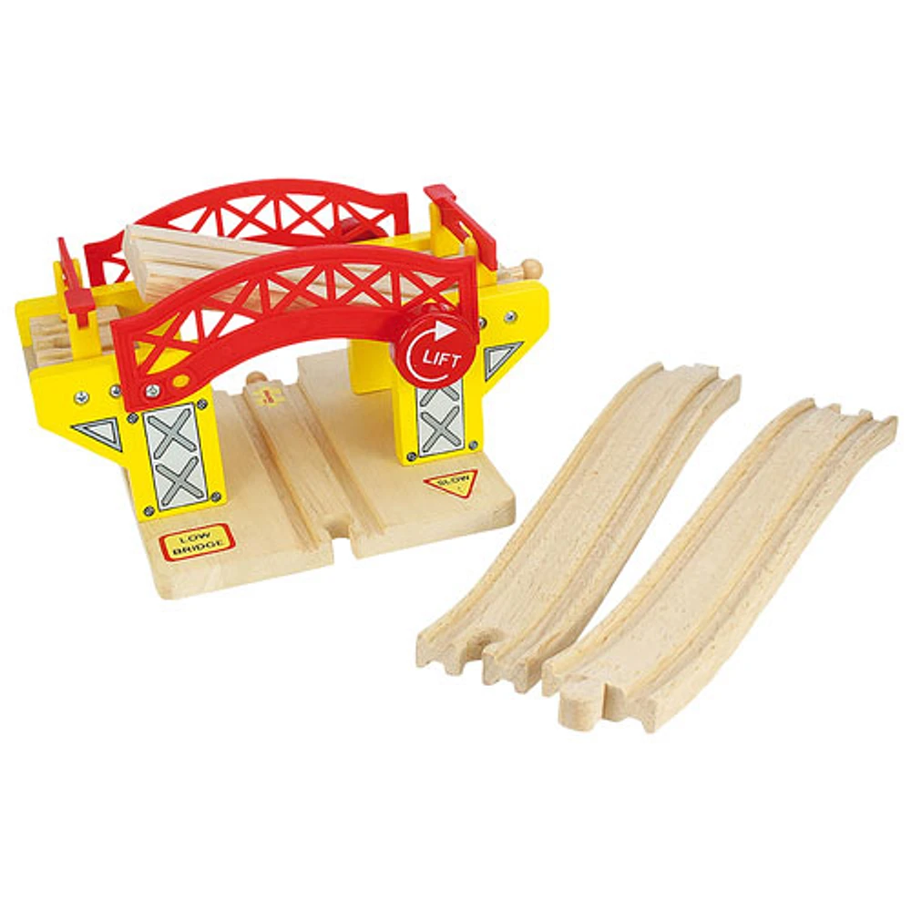 Pont élévateur de train de Bigjigs Toys